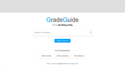 Desktop Screenshot of gradeguide.com