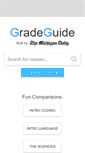 Mobile Screenshot of gradeguide.com